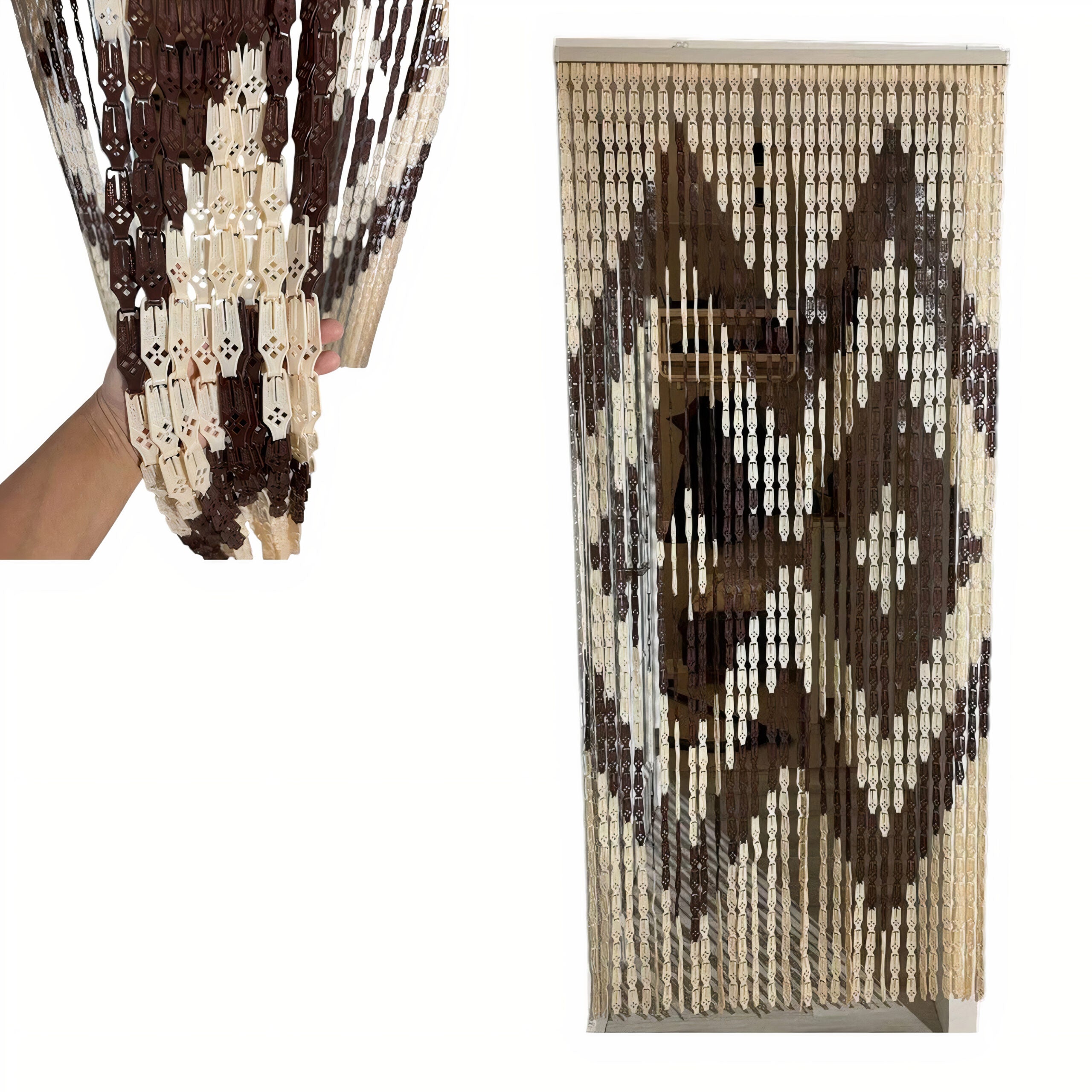 Perdea pentru Muste 200x90m, cu Bara din Plastic Engros