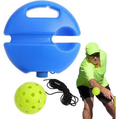 Set de antrenament pentru tenis, Merco Tennis Single, minge cu elastic, diverse culori,22 cm engros