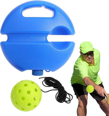 Set de antrenament pentru tenis, Merco Tennis Single, minge cu elastic, diverse culori,22 cm engros