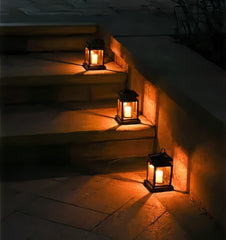 Lampa Solara cu Efect de Flacara pentru Gradina, Suruburi Necesare Montarii Incluse, 65 cm Engros