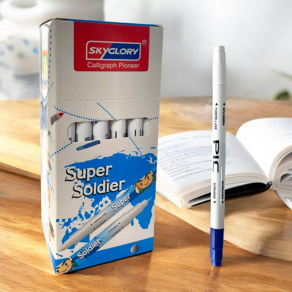 Pic cu Doua Capete 50/Set, pentru Stergere si Corectare, 14 cm Engros