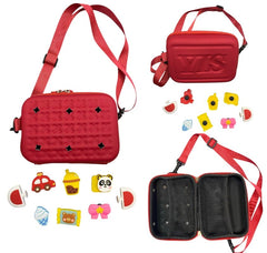 Geanta cu Bretea 17x12x6cm cu Accesorii Detasabile, Diferite Culori Engros