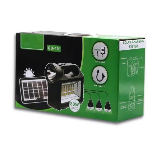 Kit solar multifunctional cu 3 becuri, Engros