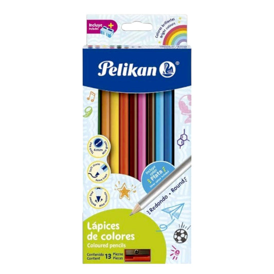 Creioane Colorate Pelikan 12/Set, 12 Culori, 17 cm Engros
