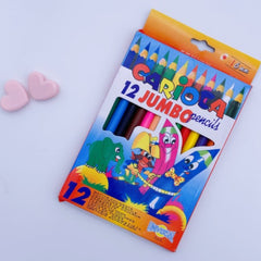 Creioane Colorate Groase 6/Set, 12 Culori, 17 cm Engros