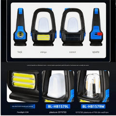 Lampa Solara 20x12 LED, Multifunctionala cu 3 Moduri de Lumina USB Engros