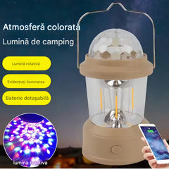 Lampa Multifunctionala 17x9cm cu LED Disco, Incarcare USB Engros