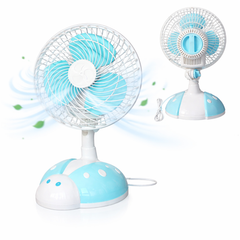 Ventilator Electric 25x20x15cm, Model Buburuză, Oscilant, din Plastic