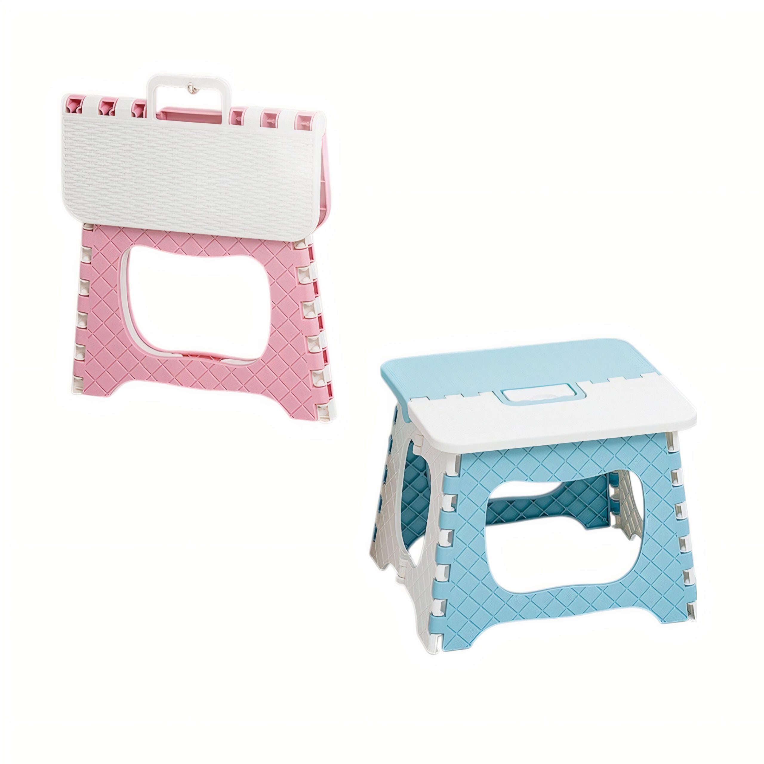 Scaun Pliabil pentru Copii 28x20cm, cu Maner din Plastic Diferite Culori Engros
