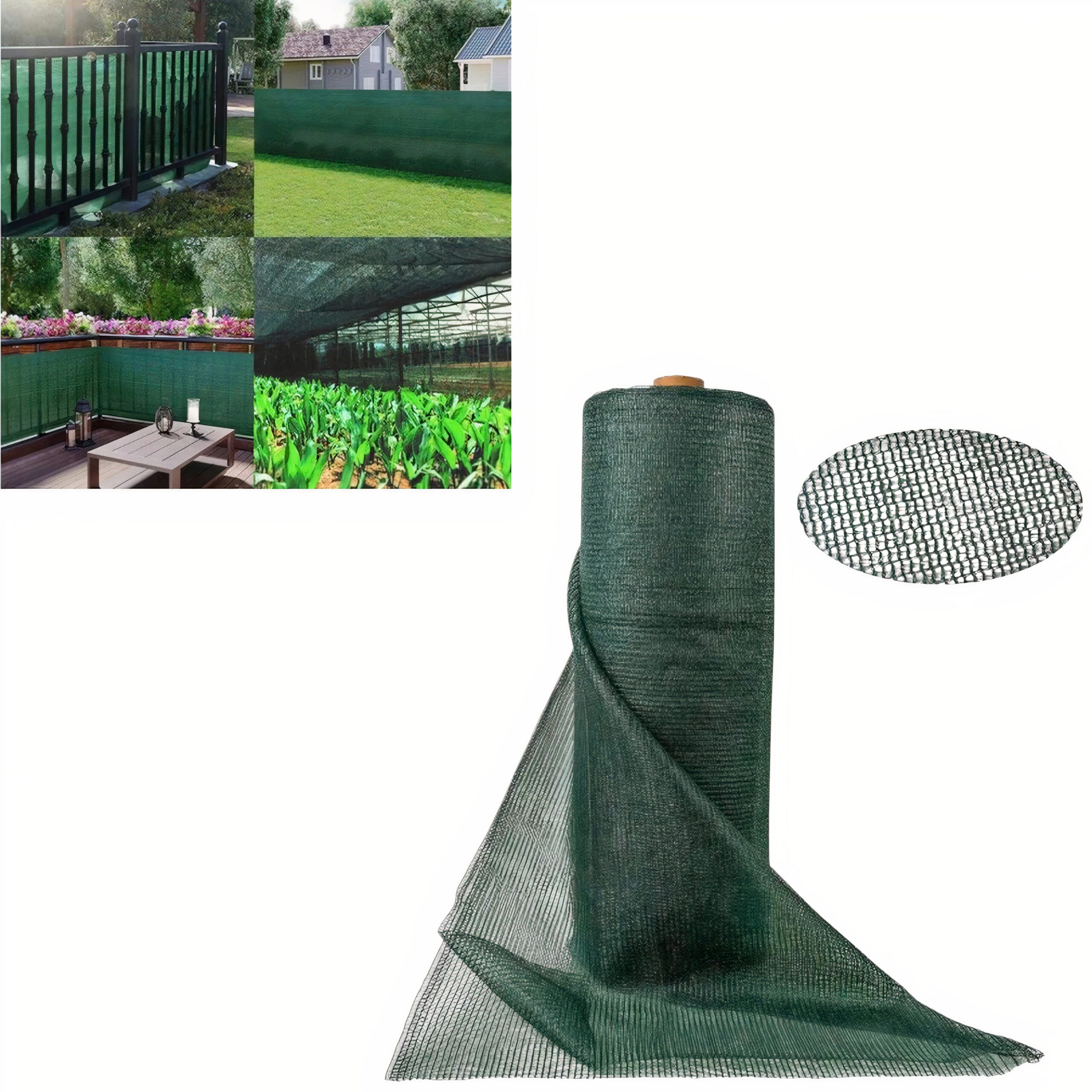 Plasa Umbrire si Protectie 2x20m, Grad de Umbrire Verde Engros