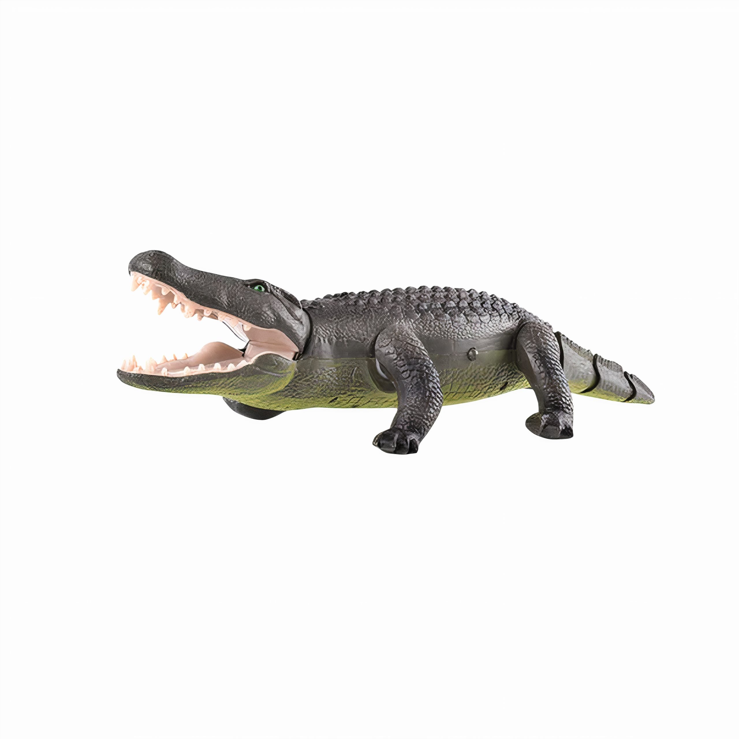 Jucarie Crocodil Electric Mergator, 37x20cm, Lumina,Sunet, Miscare Coada Engros