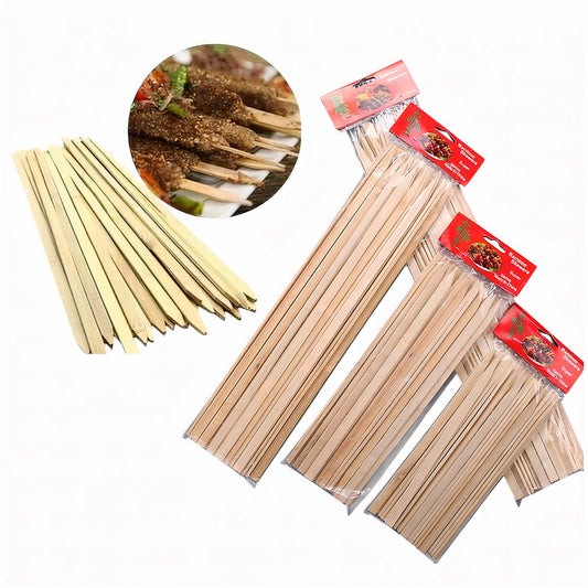 Betisoare Plate pentru Frigarui 24/set, din Bambus 24cm Engros