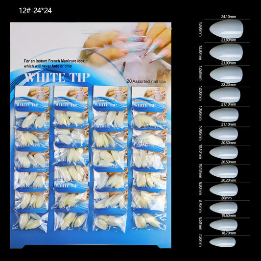 Unghii False Tipsuri, Simple, 24/set Engros