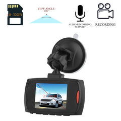 Cameră Auto Mini DVR 8.5x5cm, 5V, Înregistrare Video HD, Montaj pe Parbriz, Senzor Mișcare, Suport Card Memorie;
