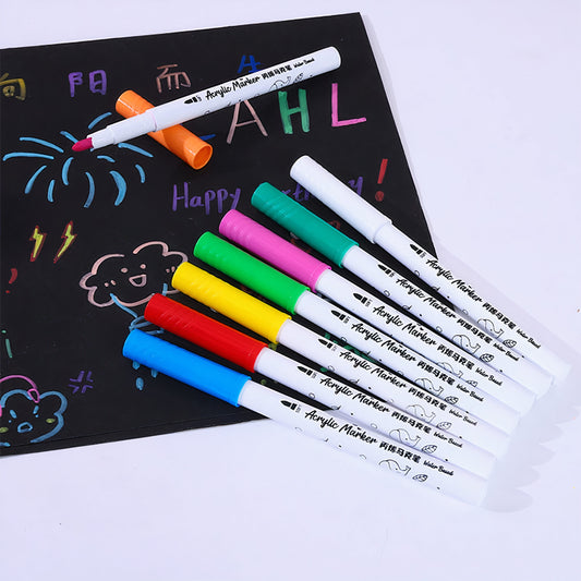 Markere Acrilice 18/Set, Diferite Culori, 15 cm Engros