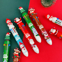 Pixuri Festive cu Figurine de Crăciun 36/Set, 10 Culori Vibrante, 16x2 cm Engros