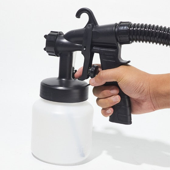 Pistol Electric de Vopsit 800ml, 650W, Sistem de Pulverizare cu Furtun Flexibil, Aplicare pentru Pereti si Suprafete&nbsp;
