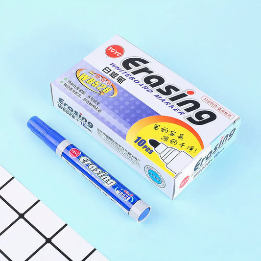 Marker Negru 10/Set, Pentru Tabla Magnetica Engros