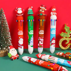 Pixuri Festive cu Figurine de Crăciun 36/Set, 10 Culori Vibrante, 16x2 cm Engros