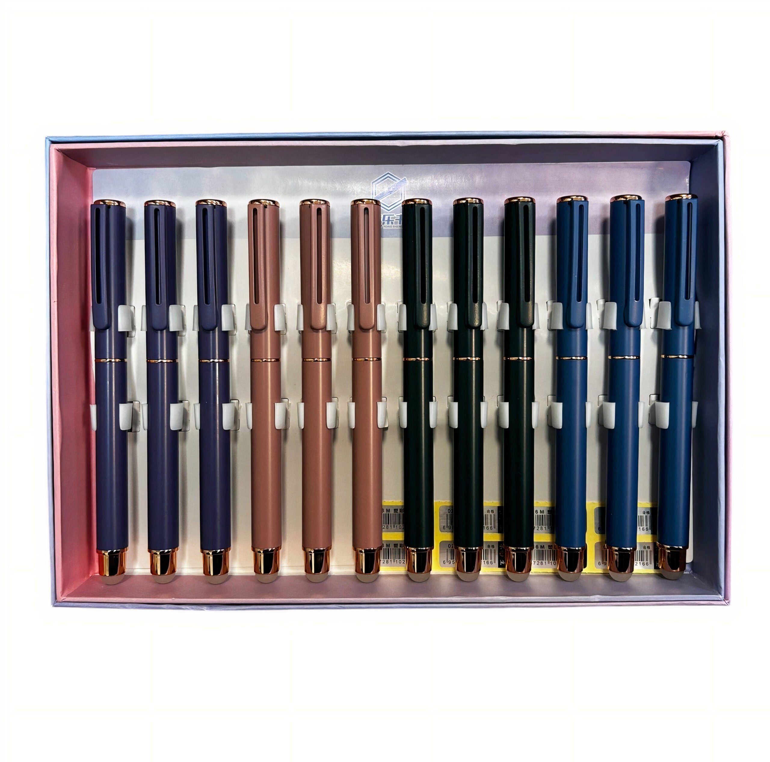 Stilou Metalic cu Cerneala Termosensibila 12/Set, cu Guma de Sters, 14 cm Engros