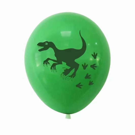 Baloane din Latex, 14/Tipla Imprimeu Dinozauri 30cm, 12/set