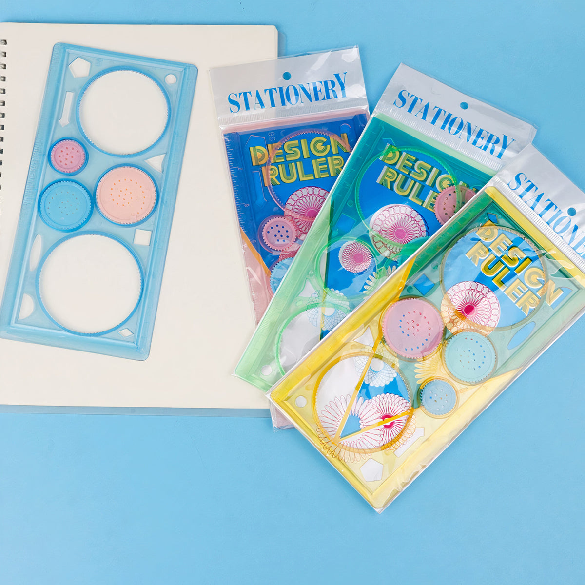Rigla Spirograf 100/Set, pentru Creatie, 20 cm Engros