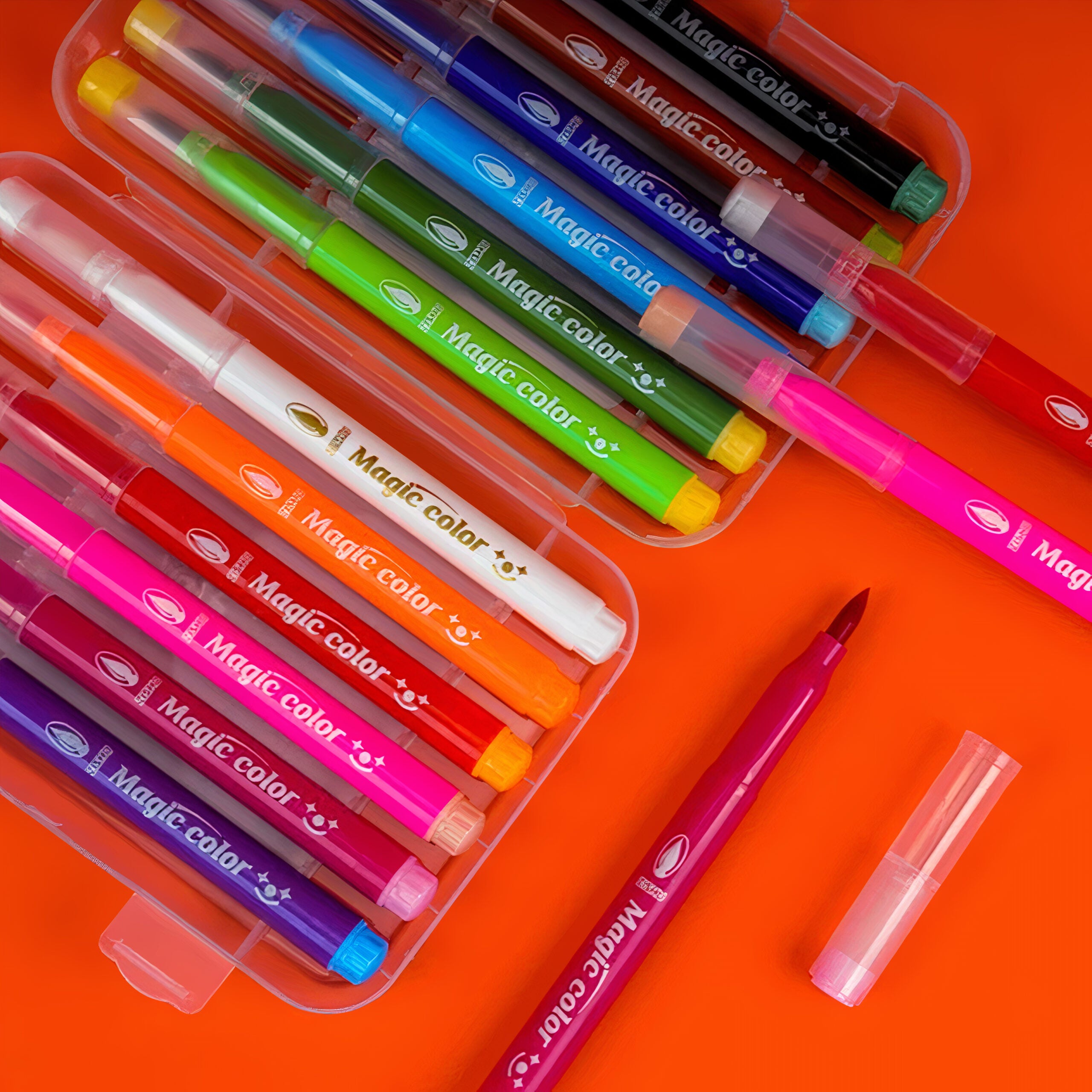Carioci Colorate 12/Set, 14 cm Engros