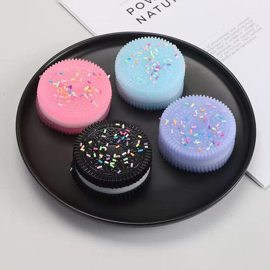 Jucarie Squeeze 16/set Model Biscuite, 6cm, Diferite Culori