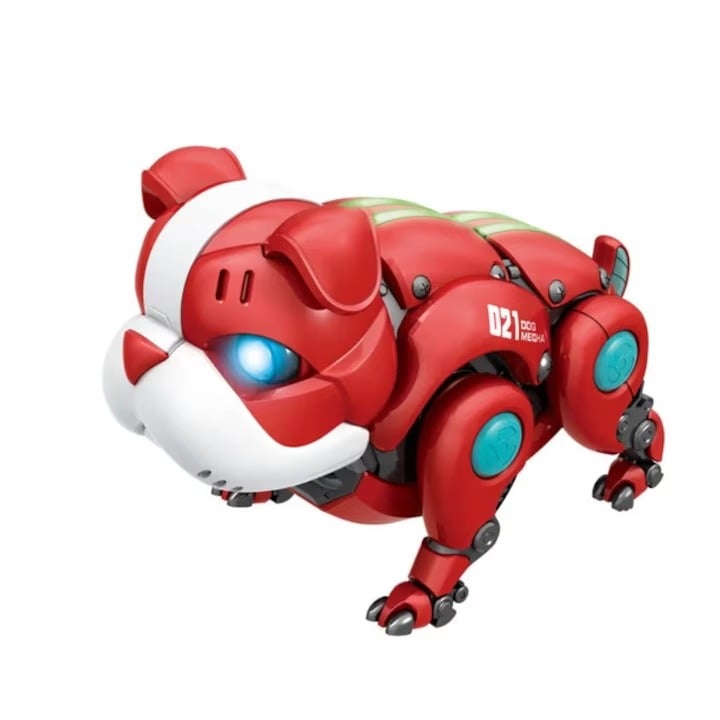 Caine Robot pentru Copii, Functie Sunete Lumini, 20X13X10cm, Diverse Culori Engros
