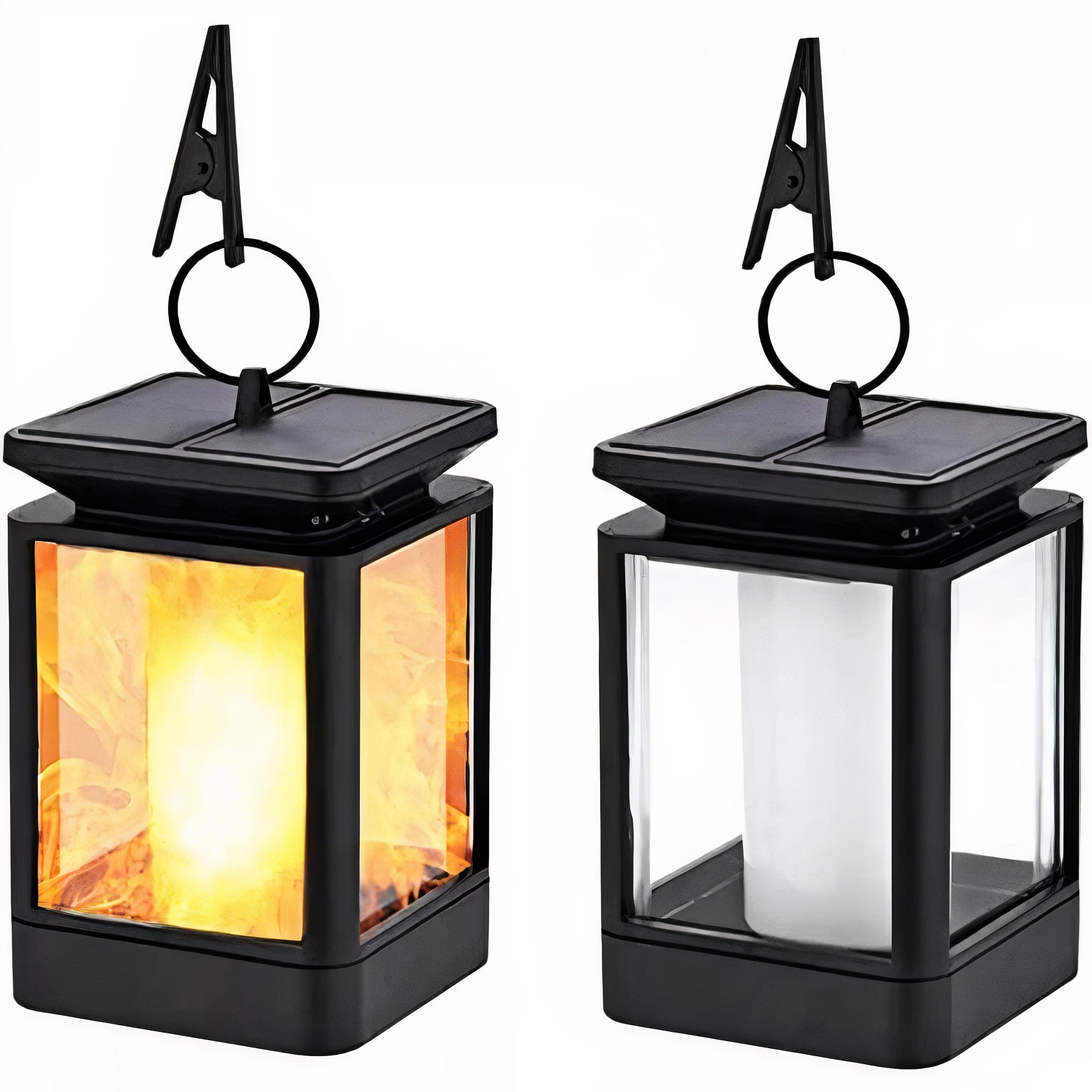 Lampa Solara cu Efect de Flacara pentru Gradina, Suruburi Necesare Montarii Incluse, 65 cm Engros