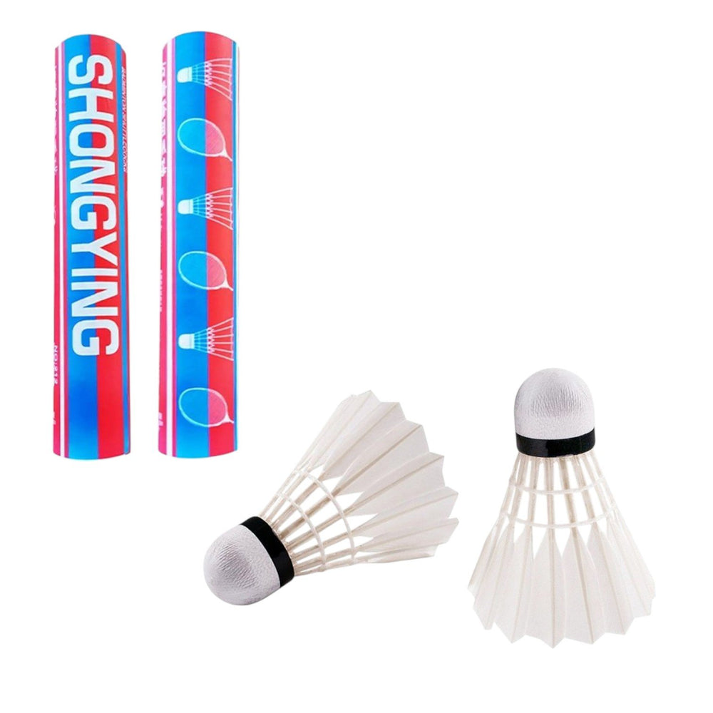 Fluturas Badminton 12/set, din Penaj de Rata cu Cap de Spuma Engros