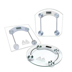 Cântar Electronic Corporal de Baie din Sticlă, Afișaj Digital LCD, Capacitate Maximă 150kg, Pornire și Oprire Automată, Diferite Modele