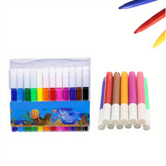 Carioci Colorate 12/set pe Bază de Apă, 14cm Diferite Culori Engros