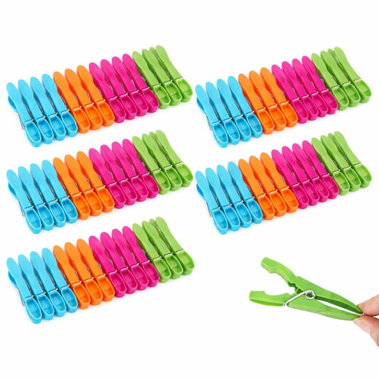 Carlige 50/set din Plastic, Diferite Culori