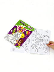 Cărți Magice de Colorat cu Apă 22x20cm cu Mâner și Cariocă Reutilizabilă, Pagine Reutilizabile care Dezvăluie Culori Ascunse Diferite Modele Engros