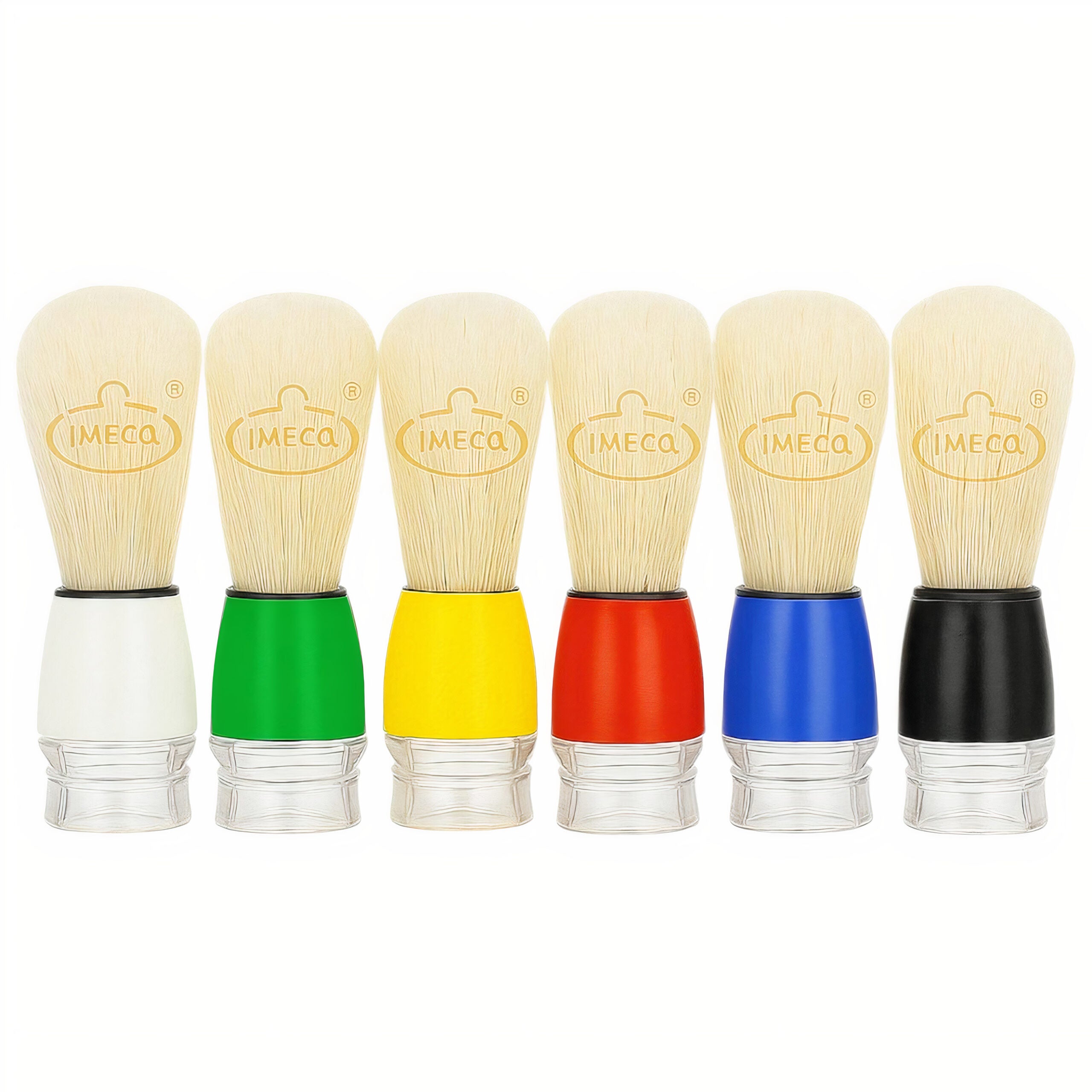Pamatuf pentru Barbierit 10cm, cu Maner din Plastic Diferite Culori Engros