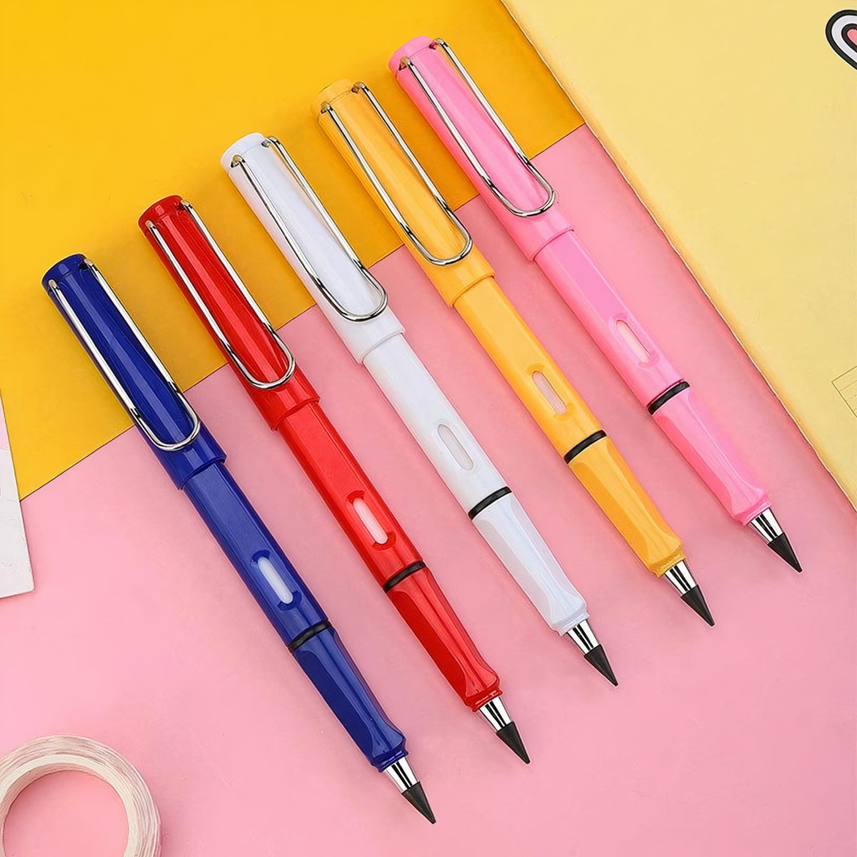 Creioane cu Grafit 12/set, Forma de Stilou 14cm Engros