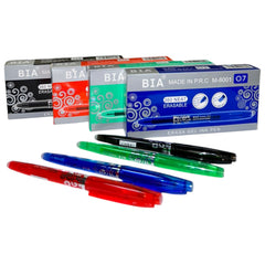 Pix Gel Bia 12/Set, Albastru cu Guma de Sters, 12/Cutie