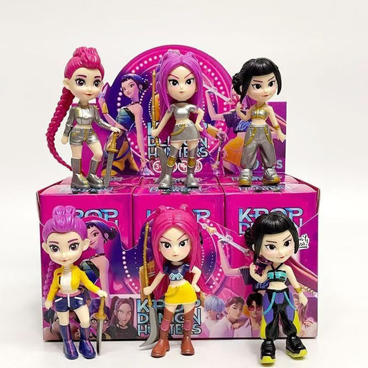 Figurine 6/set KPOP Demon Hunters Blind Box 10cm, Diferite Modele Engros