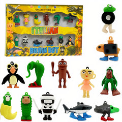 Figurine Italian Brain Rot 12/set Tung Tung Sahur, 6cm Colecționabile Diferite Modele Engros