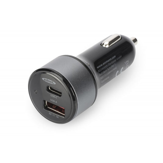 Incarcator Auto 38W, 6.50x2,50cm, 2 Porturi USb Type C si A Engros
