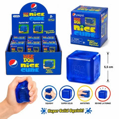 Jucărie Antistres NeeDoh Nice Cube Albastru 5.5CM – Cub Squishy