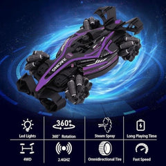 Masina Formula 1 cu Telecomanda Si Ceas 17x35x10cm, Functie Fum si rotiri 360 grade Drift Lumini Sunet Diferite Culori Engros