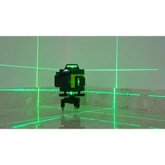 Nivela laser 4D JML®, 16 linii, auto-nivelare, alimentare USB, 2 baterii, inaltime ajustabila 1.2M