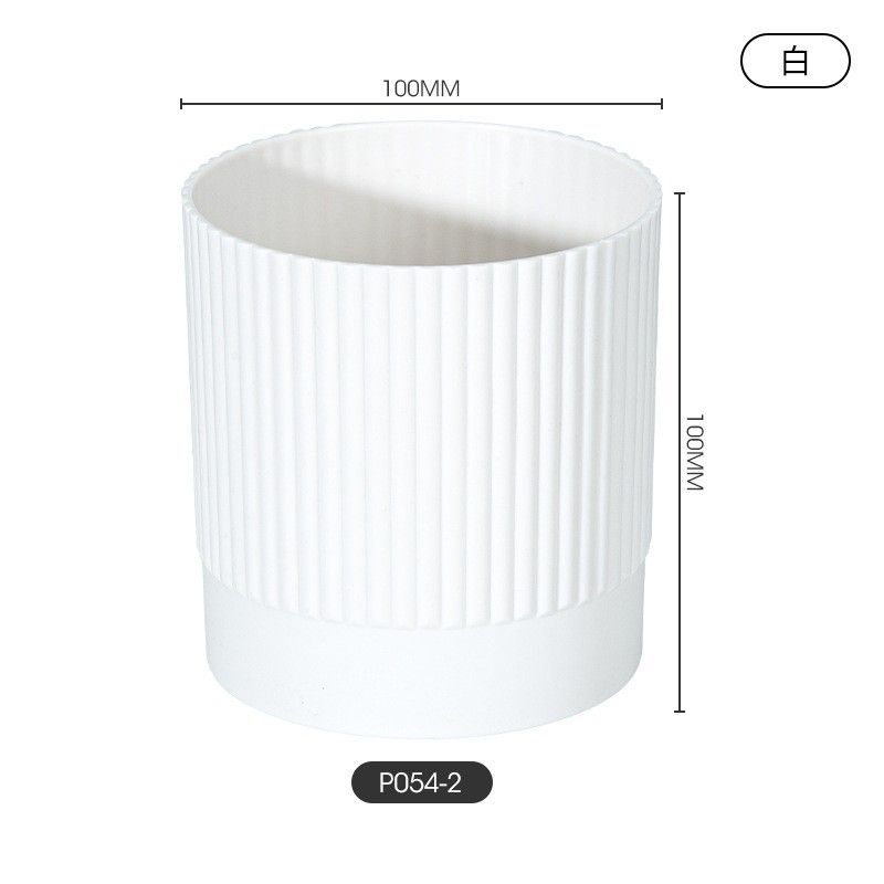 Flori Artificiale 23cm, Model Trandafir în Ghiveci din Plastic Diferite Culori Engros