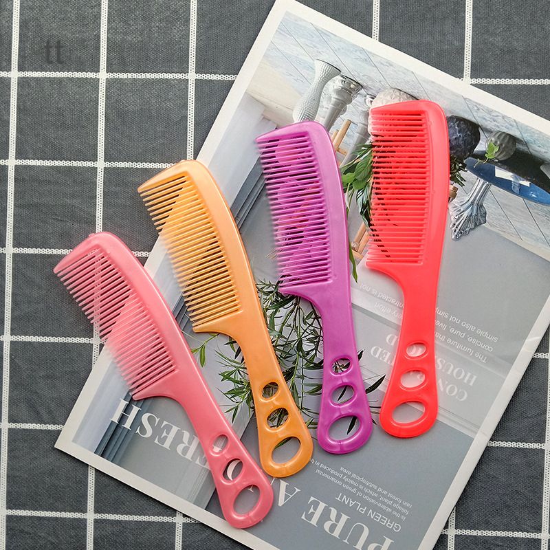 Pieptene de Păr 20.5cm din Plastic, 12/set, Diferite Culori