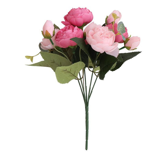 Flori Artificiale Tip Bujor 30cm, Diferite Culori Engros