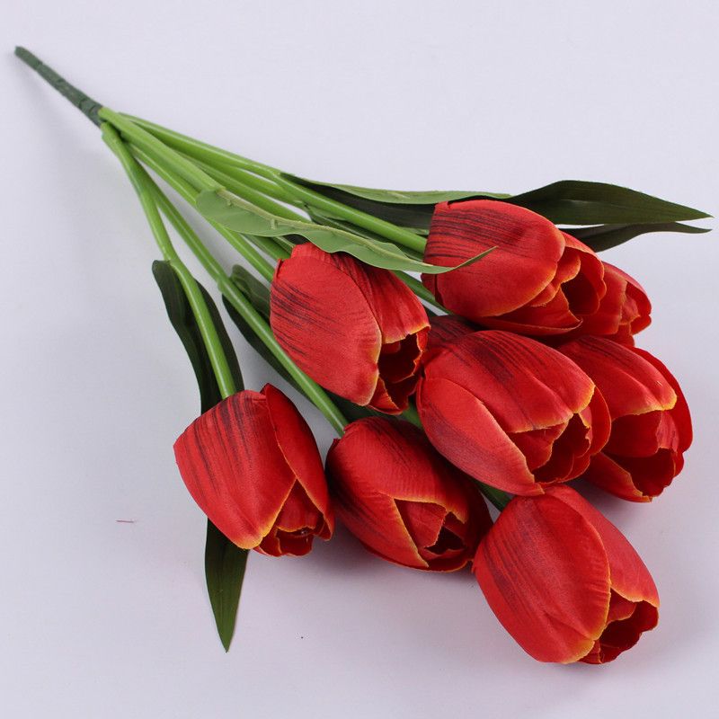 Lalele Artificiale 45cm, Fir cu 7 Flori Diferite Culori Engros
