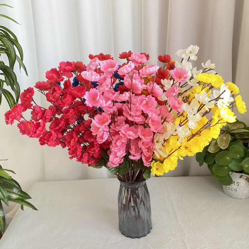 Flori Artificiale 2/set Tip Floare de Cireș 60cm, Diferite Culori