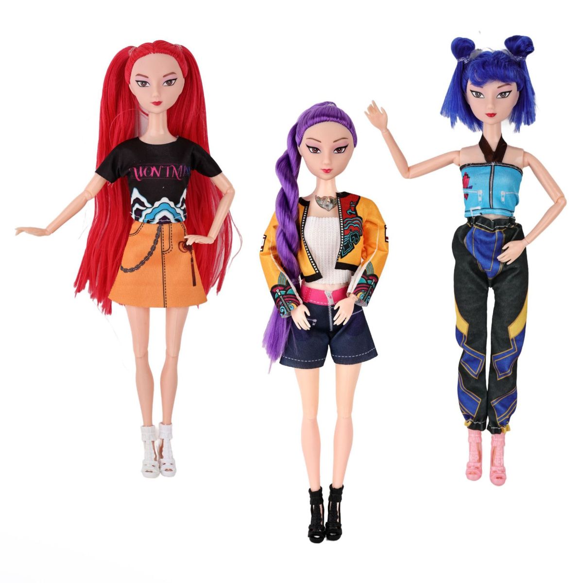 ​Figurine KPOP Demon Hunters 12/set Blind Box 8cm, Diferite Modele Engros